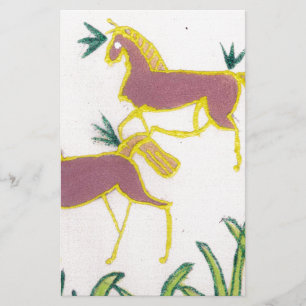 Skapa din egen Unicorn Flora Power Cute Aesthetic Brevpapper