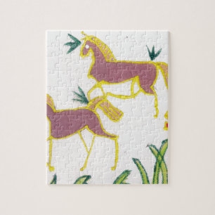 Skapa din egen Unicorn Flora Power Cute Aesthetic Pussel