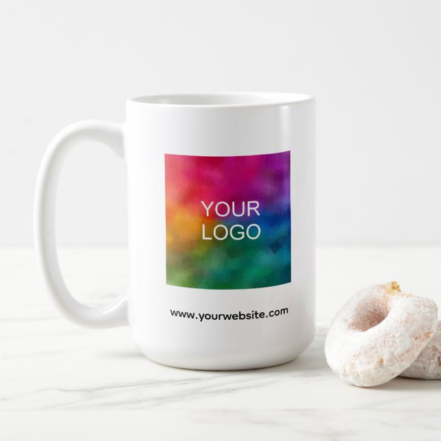 Skapa Din Egen Uppladdningslogotyp Här Kampanj Kaffemugg (Med munk)