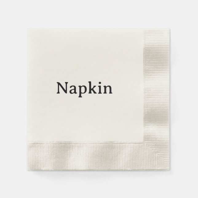 Skapa din egen utmynta cocktail Ecru Pappersservett (Framsidan)