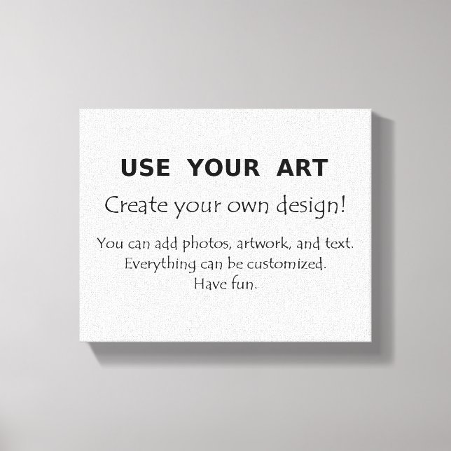 Skapa din egen uttänkta väggdesign på arbetsytan canvastryck (Framsida)