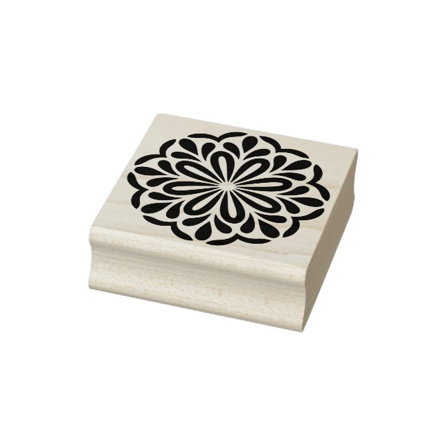 Skapa Din Egen Vacker Blommande Mandala Stämpel (Stämpel)