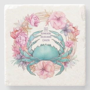 Skapa Din Egen Vacker Cancer Zodiak Stenunderlägg