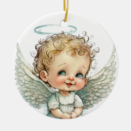Skapa din egen vackra julängel i Baby Julgransprydnad Keramik