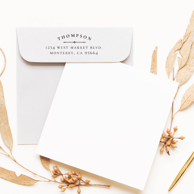 Skapa din egen vackra klassiska Returadress Stämpel (Skapare uppladdad)