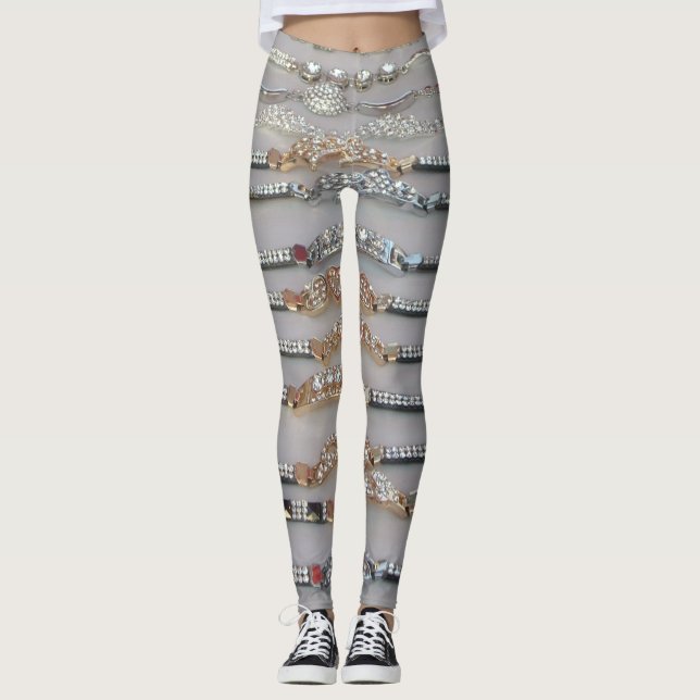 Skapa din egen vackra, lataste Mode-jude Leggings (Framsida)