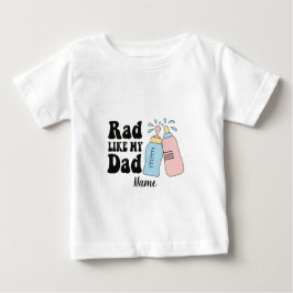 Skapa din egen väg som min Pappa Baby T Shirt