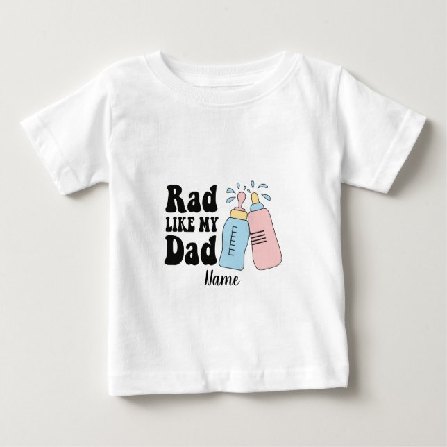 Skapa din egen väg som min Pappa Baby T Shirt (Framsida)