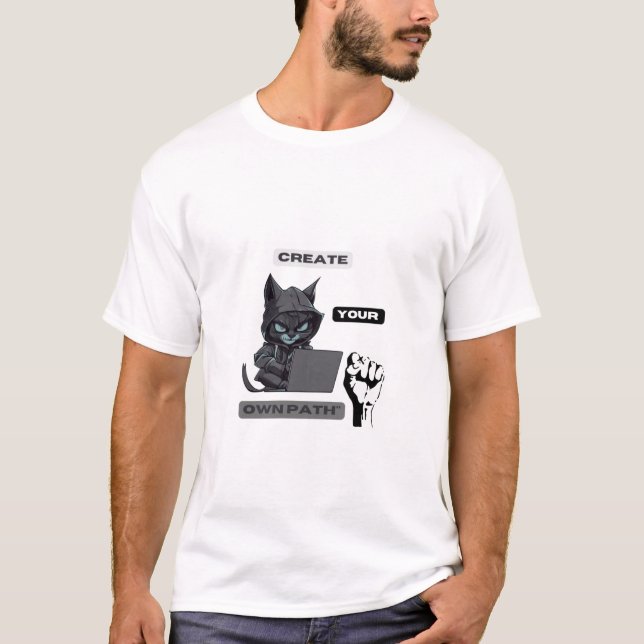 Skapa din egen väg Tshirt T Shirt (Framsida)