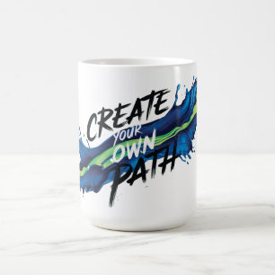 Skapa din egen Väg Vibrant-inspirationskonstruktio Kaffemugg