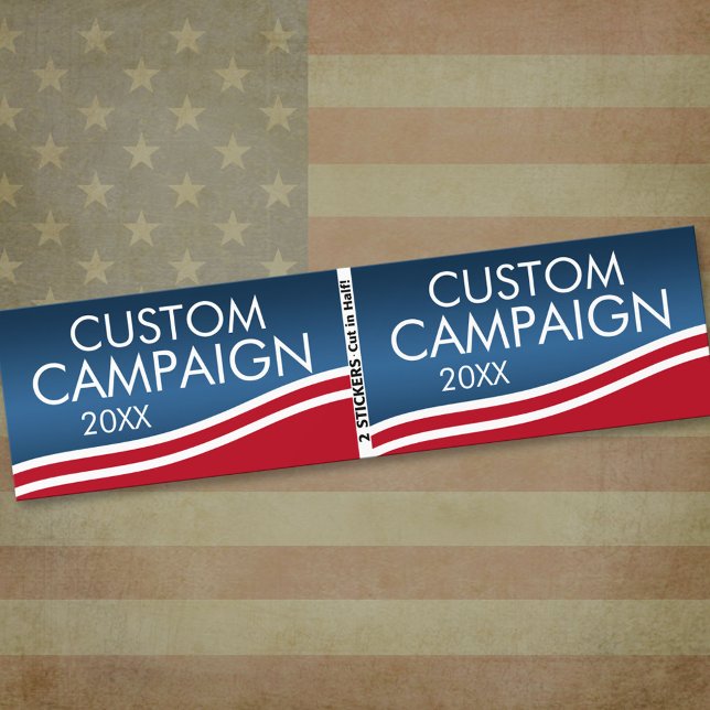 Skapa din egen valdesign bildekal (Bumper Sticker)