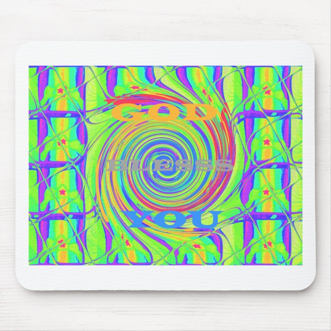 Skapa din egen Välsigna dig-inspirationstext Musmatta (Framsidan)