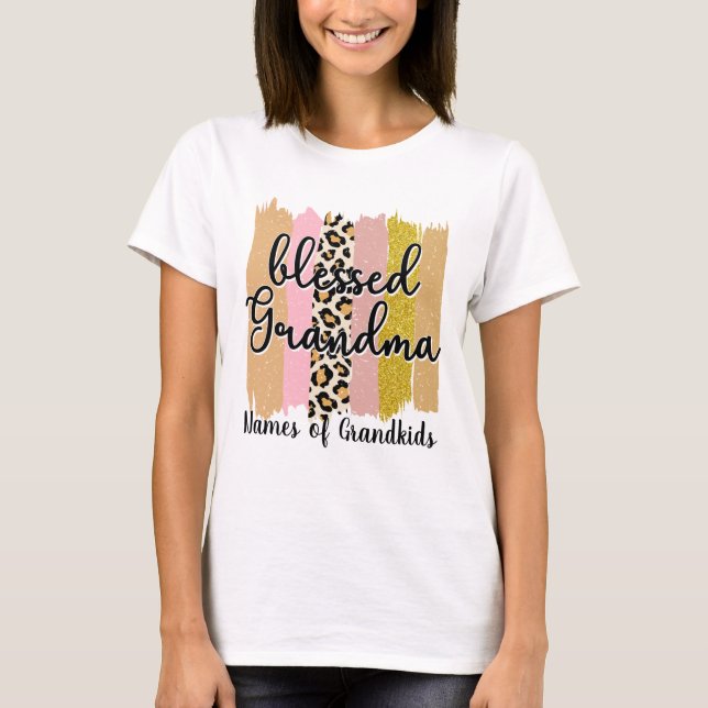 Skapa din egen välsignade mormor t shirt (Framsida)
