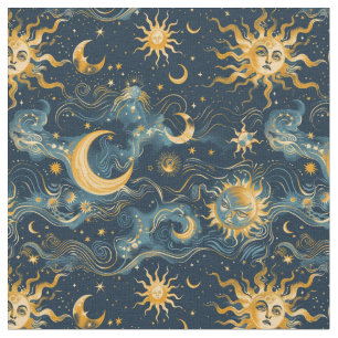 Skapa din egen välvilliga Sol & Måne Celestial Tyg