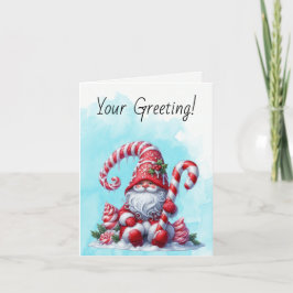 Skapa din egen vanliga peppermint-jultoma helgkort