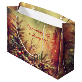 Skapa din egen varma årgång jul Gräs