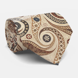 Skapa din egen varma, festliga, tribal höst slips