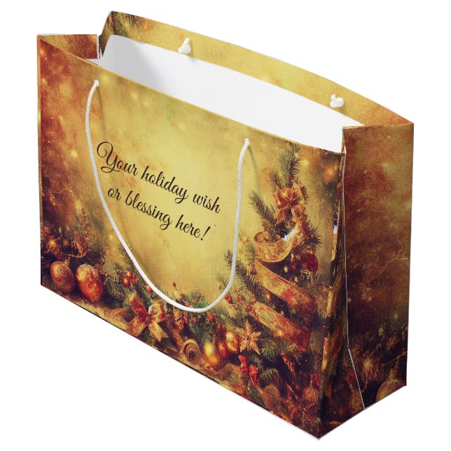 Skapa din egen varma jul, benådad Träd (Baksidan Vinklad)