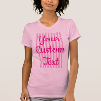 Skapa din egen varma rosa typografi rand t shirt