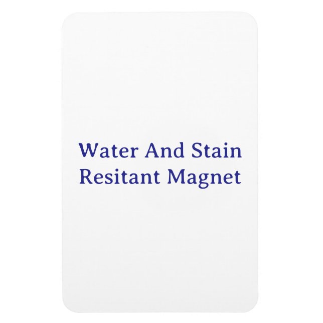 Skapa Din Egen Vatten- Och Fläckresistent Magnet (Vertikal)