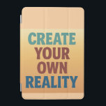 Skapa din egen verklighet - Färg psykologidesign iPad Mini Skydd<br><div class="desc">En djärv och inspirerande design med kraftfull psykologi i färg. Blått för lugn,  rött för energi - forma ditt eget öde.</div>