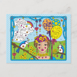 Skapa din egen verklighet_ vykort