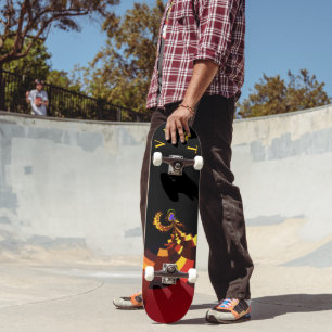 Skapa din egen vert Tricks Färg Mini Skateboard Bräda 18,5 Cm