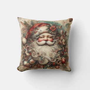 Skapa din egen Victorian Jolly Santa Kudde