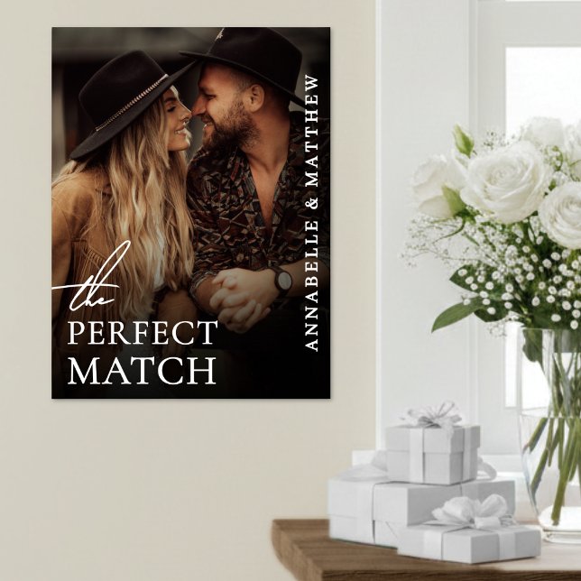 Skapa din egen vigselfotoskylt poster (Create Your Own Wedding Photo Sign )