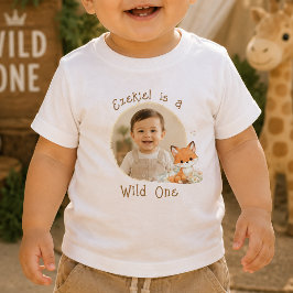Skapa din egen vilda ettårs födelsedags baby t-shi t shirt