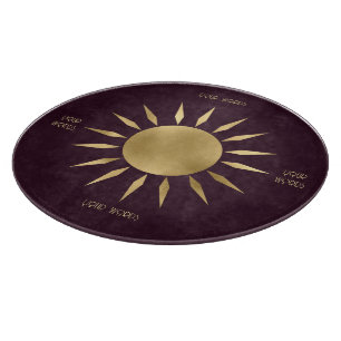 Skapa din egen vin & guld sol mandala