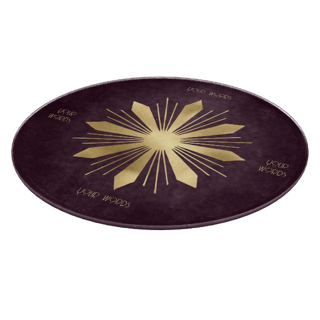 Skapa din egen vin & guldblomma mandala (Hörn)