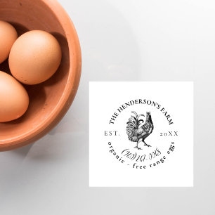 Skapa din egen vintage anpassade äggkartong för bo självfärgande stämpel