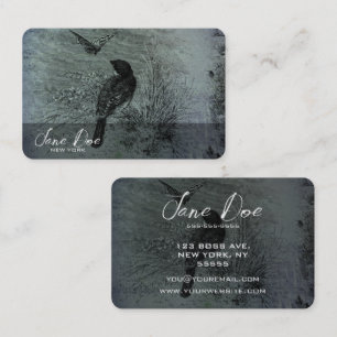 Skapa din egen Vintage Bird & Butterfly Visitkort