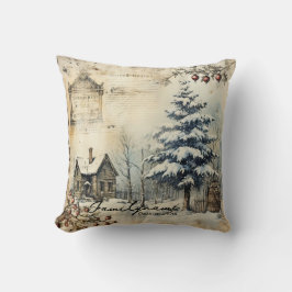 Skapa din egen Vintage-loggskåp Kudde