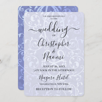 Skapa din egen Vintage Ornate Metallic Mönster Inbjudningar