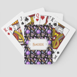 Skapa Din Egen Violett Kristallkula Casinokort