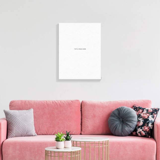 Skapa din egen vit canvastryck (Insitu (Vardagsrum))