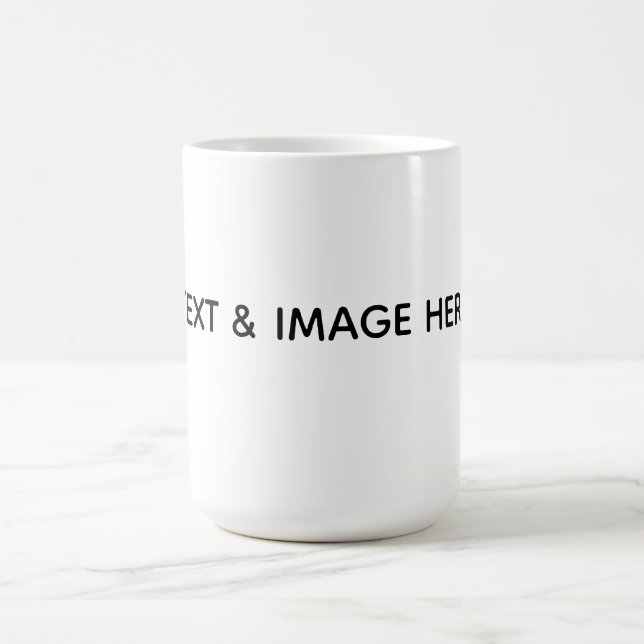 Skapa din egen vit kaffemugg (Center)