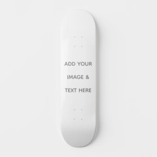 Skapa din egen vit mini skateboard bräda 18,5 cm