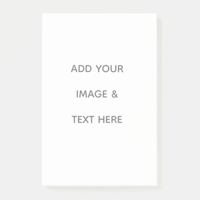 Skapa din egen vit  post-it block (Framsida)