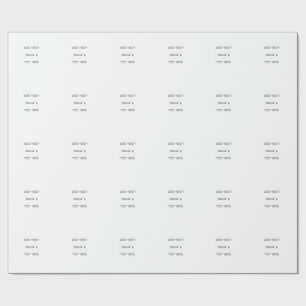 Skapa din egen vit presentpapper