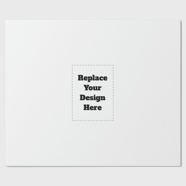 Skapa din egen vit presentpapper (Platt)