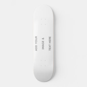 Skapa din egen vit Save The Date Mini Skateboard Bräda 18,5 Cm