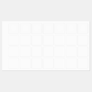 Skapa din egen vita anpassningsbar klistermärke