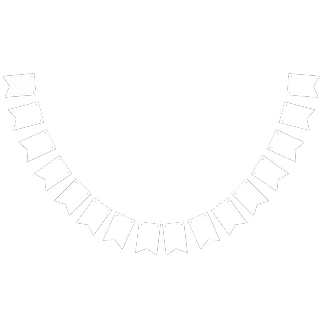 Skapa din egen vita, fyllda Anpassningsbar Vimplar (Alla)