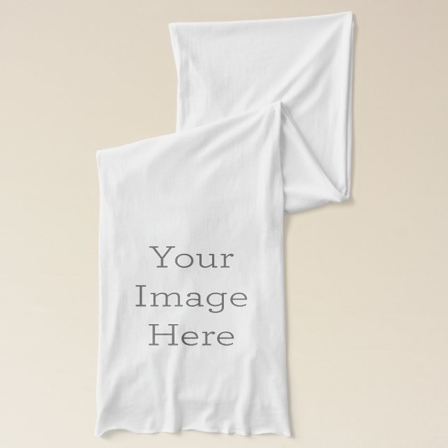 Vit Jersey Sjal (Vänster)