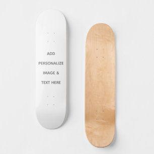 Skapa din egen vita  mini skateboard bräda 18,5 cm