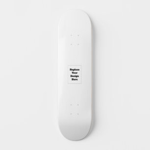 Skapa din egen vita mini skateboard bräda 18,5 cm
