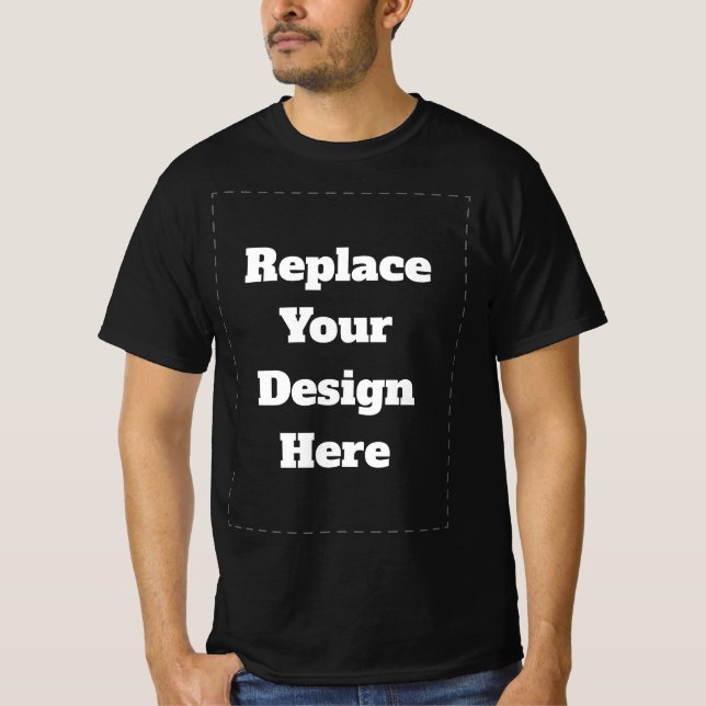 Skapa din egen vita  t shirt (Framsida)